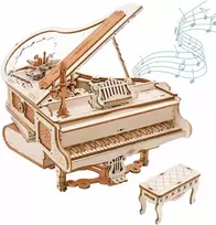 Robotime Muzikinis 3D medinis konstruktorius Magic Piano
