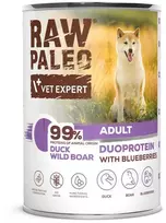 Vetexpert RAW PALEO Duoprotein antiena & Boar Adult - wet dog food - 400g