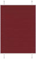 Plisuota žaliuze Bordo raudona 95x150 cm Audinio plotis 94,4 cm