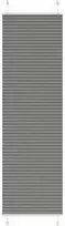 Plisuotas roletas antracitas 55x200 cm audinio plotis 54,4 cm