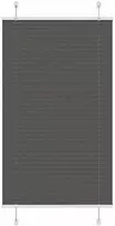 Plisuota žaliuze juoda 70x150 cm audinio plotis 69,4 cm