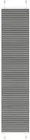 Plisuota žaliuze antracitas 45x200 cm audinio plotis 44,4 cm