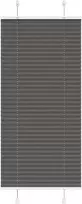 Plisuota žaliuze juoda 65x150 cm audinio plotis 64,4 cm
