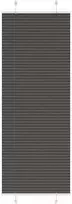 Plisuota žaliuze juoda 80x200 cm audinio plotis 79,4 cm