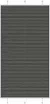 Plisuota žaliuze juoda 100x200 cm audinio plotis 99,4 cm