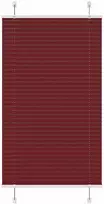 Plisuota žaliuze Bordo raudona 80x150 cm Audinio plotis 79,4 cm