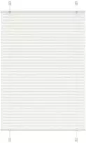 plisuota žaliuze balta 85x100 cm audinio plotis 84,4 cm