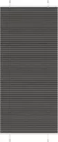 Plisuota žaliuze juoda 90x200 cm audinio plotis 89,4 cm