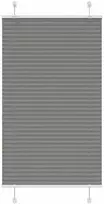 Plisuotas roletas antracitas 70x150 cm audinio plotis 69,4 cm