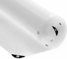 Skaidrus brezentas su kilpomis 6x8 m PVC