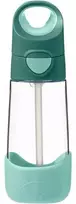 B.BOX BB500307 Tritan buteliukas su šiaudeliais 450 ml Emerald Forest