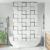 Dušo roletas, 130x240 cm, audinio plotis 126 cm