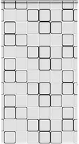 Dušo roletas su kasete, 120x240 cm, audinio plotis 116 cm