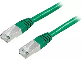 Deltaco TP-62G, 2 m, Cat6, RJ-45, RJ-45, Žalias