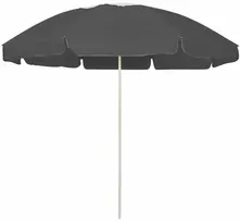 Paplūdimio skėtis nuo saulės, antracito spalvos, 240cm