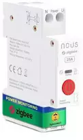 Nous D3Z Zigbee 1 kanalo 25A relė montuojama ant DIN bėgelio