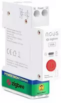 Nous D1Z Zigbee 1 kanalo 16A relė montuojama ant DIN bėgelio