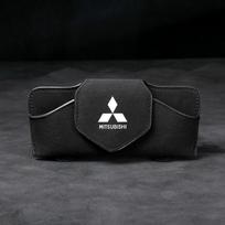 For Mitsubishi Outlander Pajero Space Delica Jinxuan Galant Car Glasses Case Auto Sun Visor Sunglasses Box Storage Accessories juoda