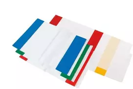 Panta_Plast Reguliuojami aplankalai knygoms A4, 0402-0081-99, 5 vnt.