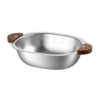 Thicken Stainless Steel Bowl Korean Style Noodle Bowl Anti-scalding Dessert Bowl  Restaurant 7.48x5.04x1.77 in sidabras