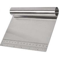Yaju Bench Scraper Chopper Stainless Steel Kitchen Food Scraper Icing Smoother Blade With Measuring Scale For Dough, Cake, Pizz
