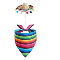 Mini Sombrero Mexican Porch Goose Outfits Headband Mexican Hat Headband  Pet Supplies Set 2