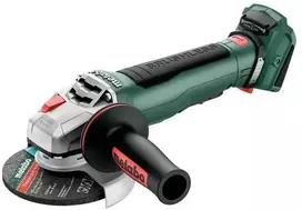 Akumuliatorinis kampinis šlifuoklis Metabo WPB 18 LT BL 11-125 Quick; 18 V; 125 mm (be akumuliatoriaus ir pakrovėjo)