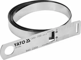 Toya Sa Poland Juostinis matavimo įrankis | diametrui ir perimetrui | maks. 940 / perimetras 2200 mm (YT-71701)