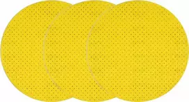 Toya Sa Poland Šlifavimo diskas perforuotas | veliūras | šlifavimas be dulkių | 225 mm / P220 | 3 vnt. (YT-84606)