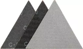 Toya Sa Poland Abrazyvinis tinklelis | delta | su velcro | 280 mm | 3 vnt. | P180 (YT-846153)
