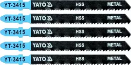Toya Sa Poland Pjūkliukai siaurapjūkliui 5vnt, 24~10TPI / 1.2 ~2.6mm (metalui, aliuminiui) (YT-3415)