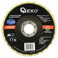 Geko veltinio šlifavimo diskas 125 mm GEKO PREMIUM (10/100/150)