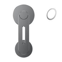 Foldable Magsafe Stand Holder Durable Expansion Phone Holder  Travel Essentials Reversible Grey