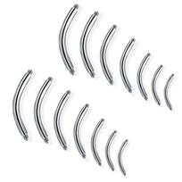 100Pcs/lot Steel Earring Studs Barbell Nipple Labret Piercings Nose Eyebrow Ring Screw Ball Replacement Accessories Body Jewelry 1.6x6mm