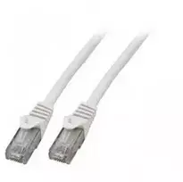Mercodan Patch kabelis Cat.6 UTP 1.5m HF baltas