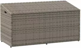 Sodo daiktadėžė, pilka, 110x50x58cm, polirotangas