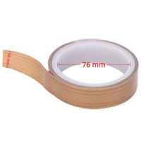 PTFE Coated Fiberglass PTFE Tape 2-inch x 33 Feet x 0.18mm 1 inch x 33 ft x 0.18mm High Temperature Tape Silicone Adhesive Brown