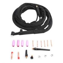 WP26P TIG Torch Set Flexible Anti-fall Head 200A 4M Air-cooled TIG Welding Torch Kit for Automotive Maintenance EU Connector