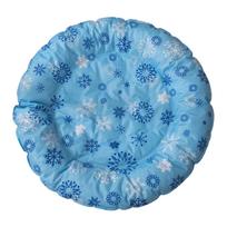 Round Cooling Pet Mat Summer Heat Dissipation Pad Soft Comfortable Breathable Fabric Suitable for Small Medium Large Pets One Size mėlyna