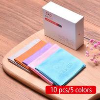 5 colors Microfiber Phone Screen Lens Clothes Glasses Clean Glasses Cloth Cleaning Wipe balta