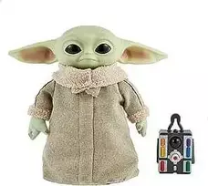 Ecost prekė po grąžinimo Star Wars Grogu, Vaikas, 30 cm pliušinis judantis RC žaislas iš Mandalorian (Atnaujinta)