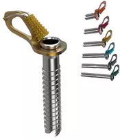 Carruzzo aero ledo sraigtas 13 cm-geltonas Mėlynas ICE