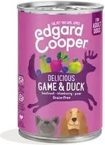 Edgard Cooper – žvėrienos ir ančių suaugusiųjų šlapias maistas 400 gr – (542503948533)