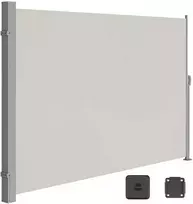 Songmics Ištraukiamas šoninis tentas 200 x 350 cm