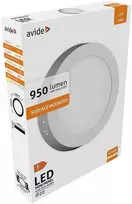 Avide LED Lubinis šviestuvas 12W 4000K Round ALU