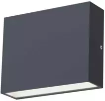 Sieninis šviestuvas Llitt Per II sieninis LED šviestuvas IP54 3000K 6W 430lm antracito spalvos