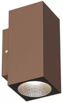 Sieninis šviestuvas Llitt Mathias II sieninis LED šviestuvas IP65 3000K 6W 520lm Corten