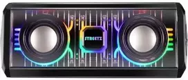 Permatoma bluetooth kolonėlė STREETZ su TWS ir LED šviesos efektais / 6612078 / S310-BLK