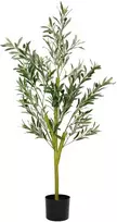 Dirbtinis alyvmedis, žalios spalvos, 120cm, 450 lapų