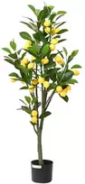 Dirbtinis citrinmedis, žalios spalvos, 120cm, 136 lapai